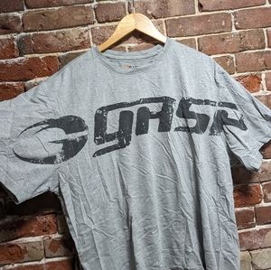 Men GASP bodybuilder Tee Pump cover XL